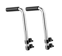 Tool-Free Assembly Design: Our wheelchair handle extenders are a full double handle extension kit, paired with heavy-duty clamps and ergonomic push handles, allow for fast out-of-box assembly withou
