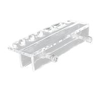 Tool Holder for Aquarium, Aquarium Accessory Tool Rack, Acrylic Water Plants Grass Maintenance Tool Holder for Aquarium, Fish Tank Tool Organizer, 5.59x1.02x2.05 inches