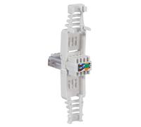 Tool-less rj 45 plug cat 5/6 for utp cable, tool-free mounting, for ca