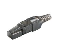 Tool-less rj 45 plug utp cat 6a, tool-free mounting