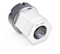Tool Portabrocas de alta precisión con bloque de pinza hexagonal cuadrada ER25, ER32 y ER40 for máquina de grabado de torno CNC.(Hexagon,ER40)