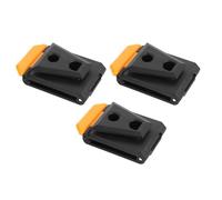 Tool Pouch Attachment Clip, Plastic Belt Loop with Screw Mounting Holes, Replacement Fastener for Work Gear, 82x52mm