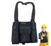 Tool Tote, Multi Pocket, Chest Bag, Tool Organizer, Large Capacity, Ajustable Strap, Oxford Nylon, Sturdy Build, Lightweight Design, Car Storage, Hands, Outdoor Use, 9,06 pulgadas