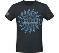 TOOL X Spectre Spiral Hombre Camiseta Negro M 100% algodón Regular