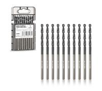 Toolant Juego de brocas de cobalto de 1/8 pulgadas (Pro) con revestimiento de nitruro de aluminio de titanio (TiAlN) con punta de bala, 10 piezas a granel