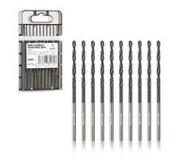 Toolant Juego de brocas de cobalto de 5/64 pulgadas (Pro) con revestimiento de nitruro de aluminio de titanio (TiAlN) con punta de bala, 10 piezas a granel