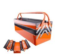 Toolbox Organizer, Storage Folding Toolbox, Foldable Rust-Resistant Body, Multi-Tiered Compartment System, Organization Solution for Offices, Garage and Home Projects