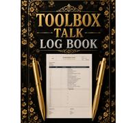 Toolbox talk log book: Daily Safety Meeting Attendance Register, Crew Sign-Off Sheet, HSE Briefing Record & OSHA Toolbox Talk Documentation for Construction and Industrial Sites