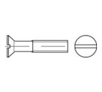 TOOLCRAFT 134150 - Tornillo de cabeza avellanada (200 unidades, M2, 5 mm, cabeza avellanada, acero N/A)