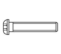 TOOLCRAFT 839796 - Tornillos alomados (M3, 20 mm, interior hexagonal, ISO 7380, acero inoxidable, A2, 100 unidades)
