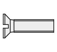 TOOLCRAFT 839955 - Tornillos avellanados (M3, 20 mm, DIN 963, plástico, poliamida, 10 unidades)