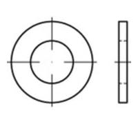 TOOLCRAFT Arandelas 4,3 mm 9 mm ISO 7089 acero galvanizado 200 unidades 147810