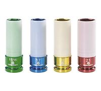 Toolcraft Juego de llaves de 4 piezas.