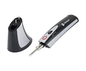 TOOLCRAFT Soldador 230 V/AC I Soldador 6W para soldadura precisa I Soldador +450 °C I Soldador de precisión a batería I Herramienta DIY