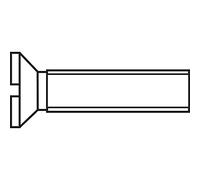 TOOLCRAFT Tornillos avellanados M220 D963-4.8:A2K 194829, M2, 20 mm, DIN 963, acero galvanizado, 100 unidades