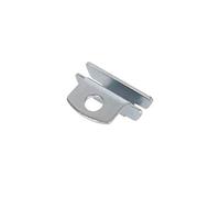 Toolerando Adaptador simple de sujeción de estantes para soporte escuadra doble/Soporte de base para estante sobre escuadra - Set 12 unidades