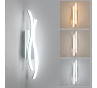 Toolight Aplique Pared Interior LED, 14W Lámpara de Pared Moderna, Luz Regulable con Función de Memoria para Dormitorio, Sala de Estar, Pasillo, Escalera, 41CM, 3000K/4500K/6500K