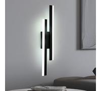 Toolight Aplique Pared Interior LED, 16W 1800LM Apliques Pared Dormitorio, 6500K Iluminación Interior Acrílica para Pasillo Salón Escaleras