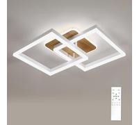 Toolight Lamparas de Techo, 40W 4500LM Plafon LED con Mando a Distancia, Modernas Plafon Led Blanco Cálido a Frío 3000K-6500K, Luz de Techo Acrílico para Dormitorio, Salon, Comedor, Pasillo