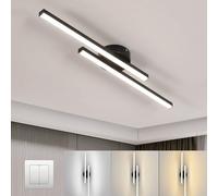 Toolight Plafon LED Techo Regulable, Lámpara de techo LED Moderna 60cm, 17W 1910LM, 3000K/4500K/6500K Luz de techo Ajustable para Porche Dormitorio Cocina Corredor