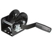 Toolland Cabrestante manual 250 kg acero inoxidable con trinquete y cable, relación 3.1:1, cabrestante negro de remolque con manivela ergonómica, ideal para barco, remolque y elevación