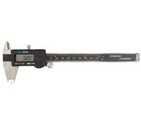 Toolland Caliper digital, 150 mm/6, con pantalla LCD, acero inoxidable