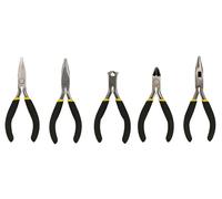 Toolland Conjunto de alicates en miniatura, 5 piezas – Trabajo fino y preciso