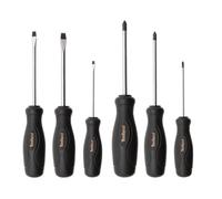 Toolland Juego de destornillador, ranurado/Phillips, 6 piezas