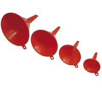 Toolland Juego de humo, 4 habitaciones, ayuda de llenado para líquidos e ingredientes secos, 45/65/90/110 mm, apilable, plástico, rojo