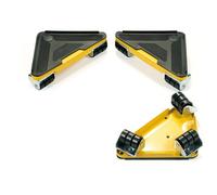 Toolland Kit de desplazamiento de muebles, 4 esquinas rodantes, 100 kg de capacidad