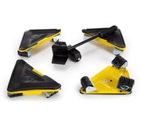 Toolland Kit de desplazamiento de muebles con 4 esquinas rodantes, 100 kg de capacidad de carga