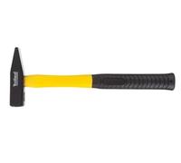 Toolland Martillo del ingeniero, cabeza de acero 500 g, mango de fibra de vidrio para resistencia y durabilidad, amarillo/negro