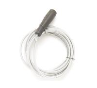 Toolland muelle desatascador 3 m 7 mm, desatascador de tuberías flexi
