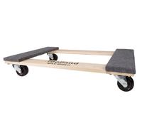 Toolland plataforma con ruedas resistente con base grande de madera 76