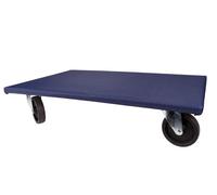 Toolland plataforma con ruedas resistente de madera 65 x 40 cm con 4 r