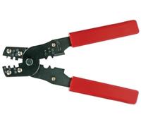 Toolland Primiendo alicates para conectores no aislados, realizan conexiones eléctricas confiables