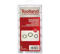 Toolland Rango de anillos de cierre, 720 piezas, diferentes tamaños, de color níquel