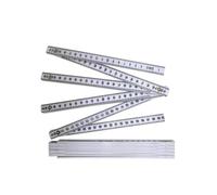 Toolland Regla de plegado de fibra de vidrio duradera, instrumento de medición de precisión y herramienta de medición conveniente, 2 m