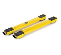 Toolland Rodillos Extensibles para Muebles, 2 Piezas, Longitud Ajustable de 44.5 cm a 70 cm, Capacidad de Carga 250 kg