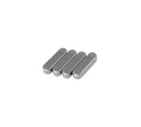 TOOLNOX Llave paralela Chaveta plana M3 M4 M5 M6 de esquina redonda, tipo GB1096A, pasador de chavetero, cabeza cuadrada, material de barra, acero inoxidable 304(M5x5mmx20mm 8pcs)