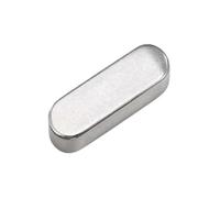 TOOLNOX Llave paralela Chavetas paralelas tipo A GB1096 de acero inoxidable con extremos redondos, pasadores planos M3M4~M12, pasador cuadrado for eje de transmisión de acero 304(M5x5x22 10 Pcs)