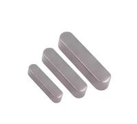 TOOLNOX Llave paralela Chavetero paralelo de acero A3 y A2 con extremo redondo for eje de transmisión y pasador de chavetero(M22x14x60-2PCS)