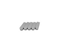 TOOLNOX Llave paralela pasador de posicionamiento de esquina redondeada de cabeza única tipo C M6 M8 M10 guía de engranaje de motor barra cuadrada de acero inoxidable 304(8mmx7mmx12mm 6pcs)