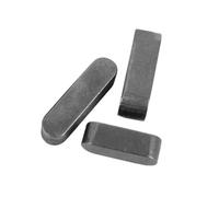 TOOLNOX M3 M4 M5 M6 M8 M10 M12 M14 M16 35#Acero Tipo A Pasador de chaveta paralelo Pasadores de eje de transmisión de extremo redondo rectangular(5x5x80(50pcs))