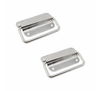 tooloflife 2 tiradores plegables, asas de acero inoxidable, versátiles, para armarios, cajones y armarios, tamaño grande