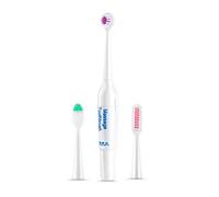 tooloflife Cepillo de Dientes eléctrico para Perro, Cepillo de Dientes para Mascotas, 3 Cabezales de Cepillo, fácil Limpieza de Dientes, Kit de Cuidado Dental para Mascotas, para pequeños y Gatos