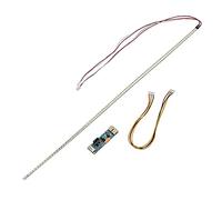 tooloflife Kit de tira de luz de fondo LED de 490mm DC 10-30V CCFL pantalla LCD pantalla de cristal líquido lámpara barra de luz de tubo para Monitor LED