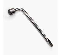 tooloflife Llave de rueda en forma de L para servicio pesado, tuerca hexagonal, llave inglesa para reparación de neumáticos de camiones de automóviles (22 mm)