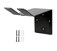 tooloflife Soporte para taladro de hielo eléctrico en forma de L, soporte vertical de acero inoxidable, soporte de pared, organizador para garaje, jardín
