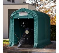 TOOLPORT 1,6x2,4m Carpa garaje, Lona de PVC, verde oscuro, sin Estática - (77833)